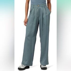 NWT The Drop Women's Amalia Relaxed Pleated Trousers